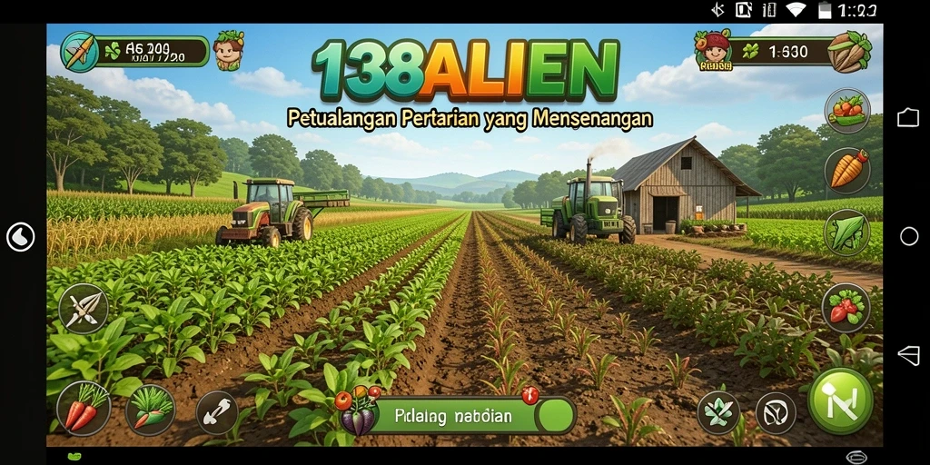 Screenshot utama 138ALIEN menampilkan gameplay Farming yang seru dan interaktif.