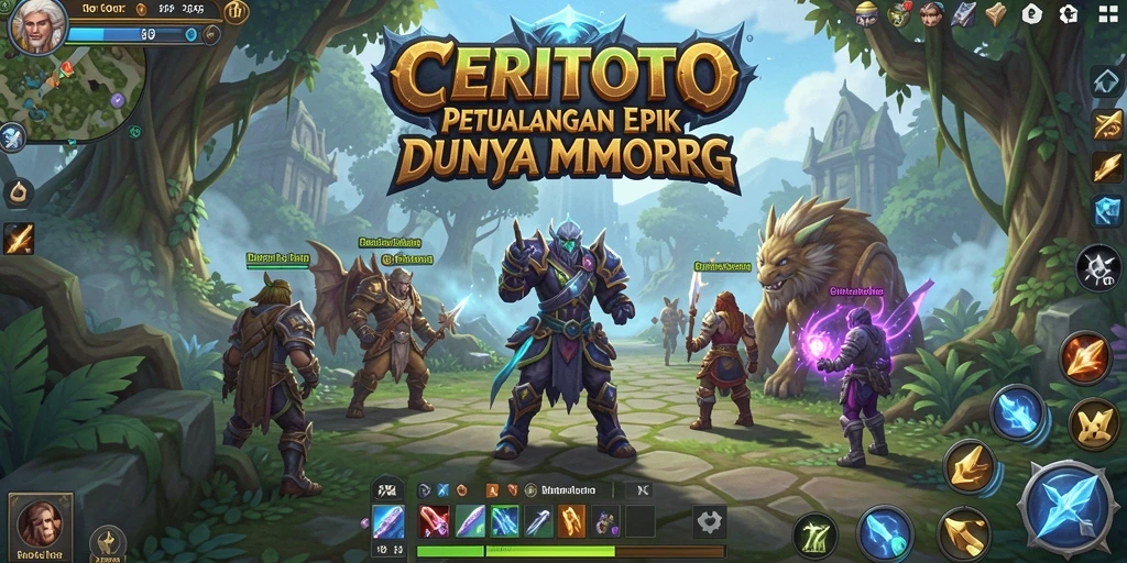 Screenshot gameplay CERITOTO menunjukkan aksi pertempuran yang mendebarkan.