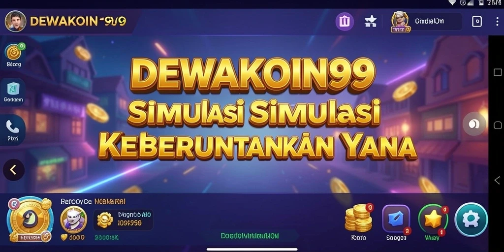 Tampilan gameplay seru DEWAKOIN99 dengan nuansa simulasi yang mengasyikkan.