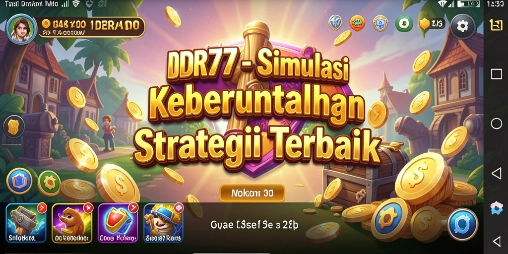 Screenshot IDR77 menunjukkan gameplay simulasi yang seru dan interaktif.