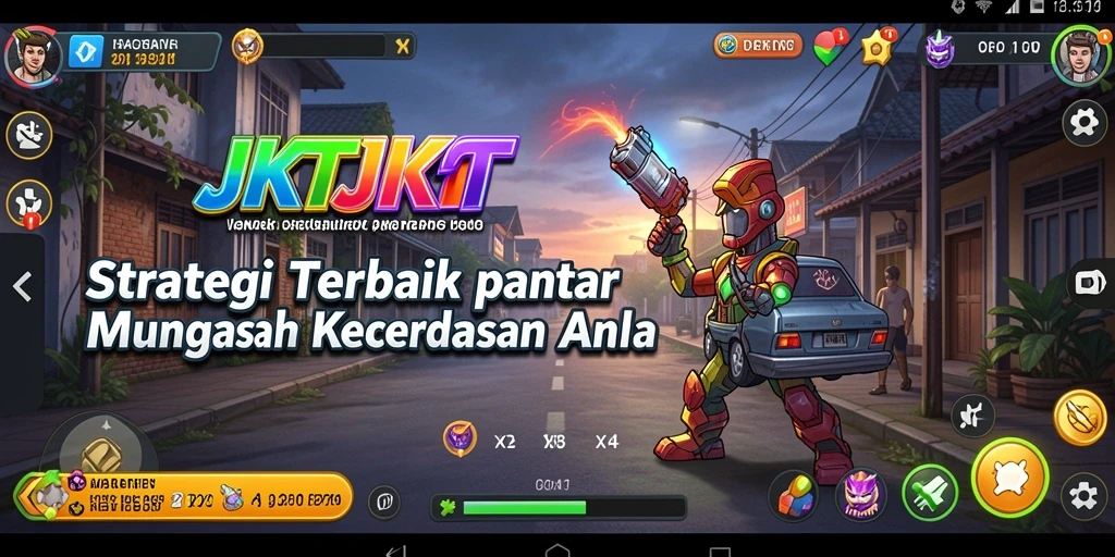 Screenshot dari gameplay JKTJKT yang menegangkan dan strategis.