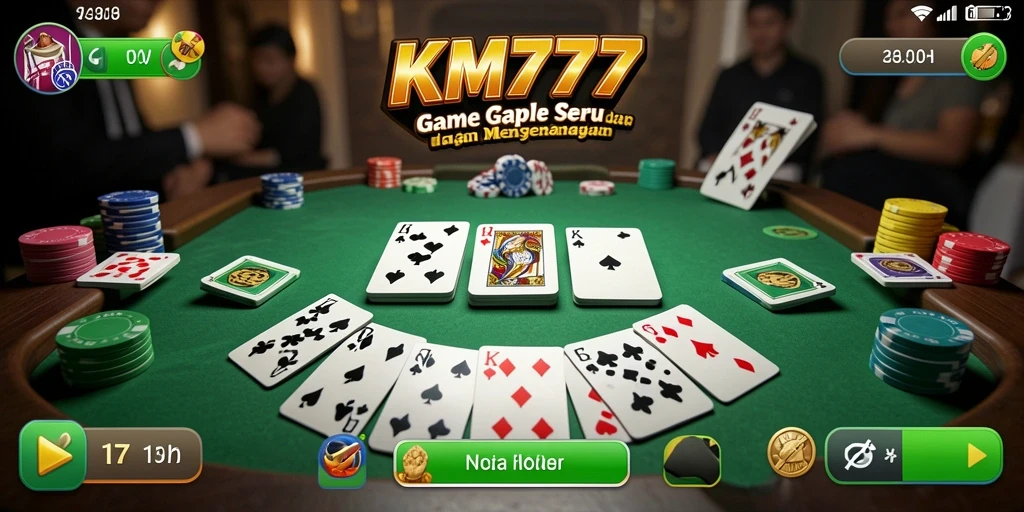 Tampilan gameplay Gaple yang seru dan interaktif.