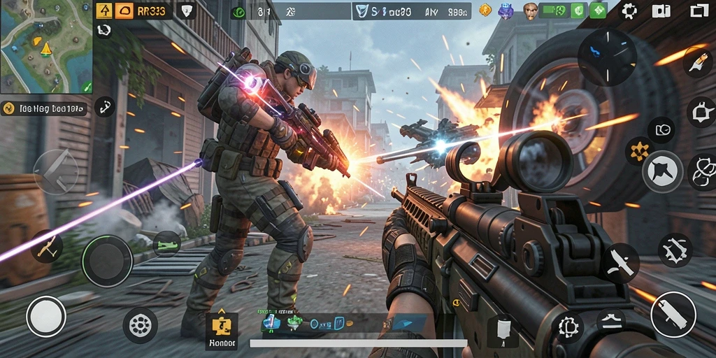 Gameplay TPS RR33 dengan aksi yang mendebarkan dan strategi mendalam.