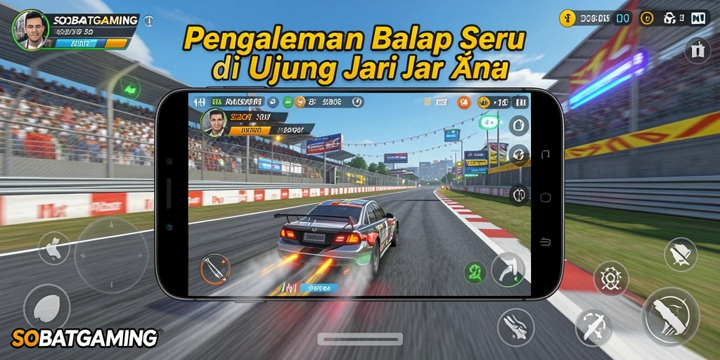 Gameplay keseruan balap di SOBATGAMING