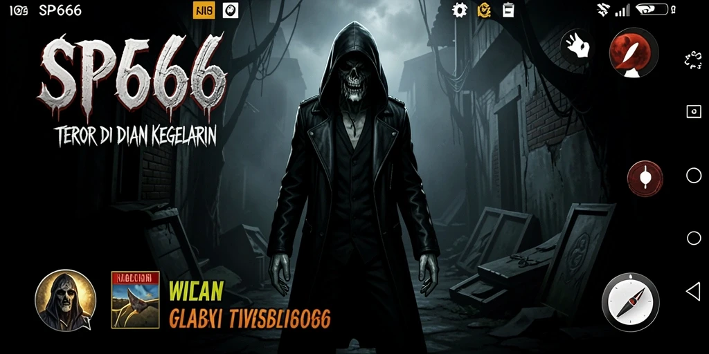 Screenshot gameplay SP666 dengan atmosfer Horror yang mendebarkan.