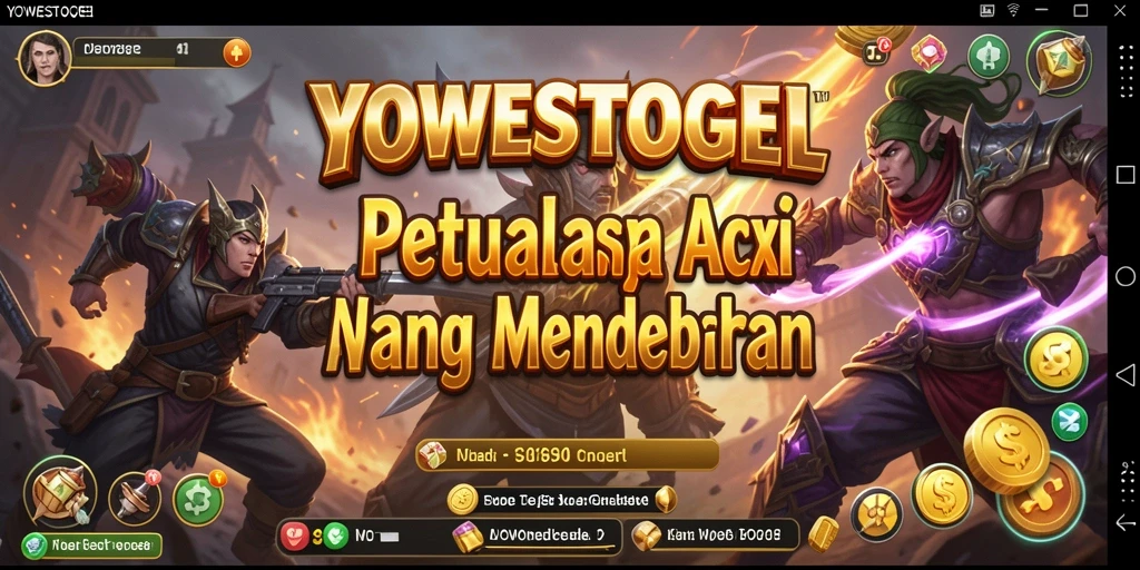 Tampilan menarik dari gameplay aksi YOWESTOGEL.