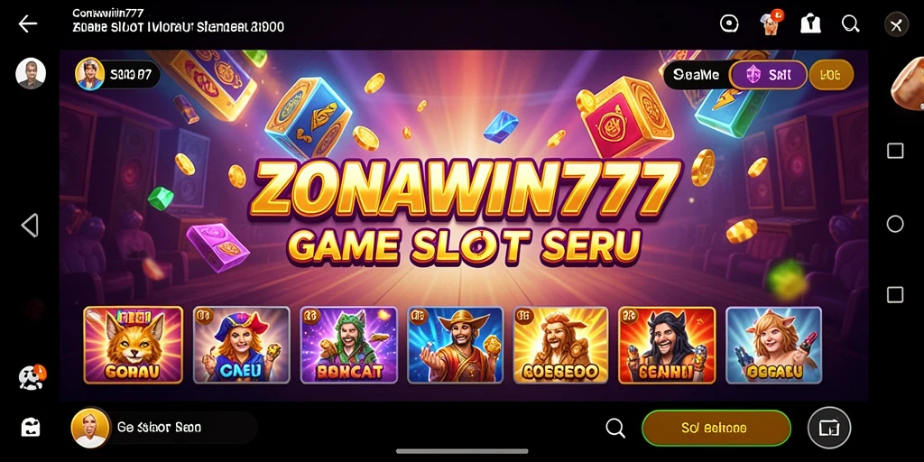 Gameplay seru ZONAWIN777 dengan grafis menarik dan fitur bonus.
